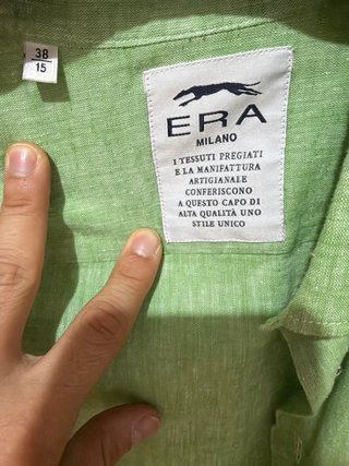 Camicia ERA Milano verde uomo