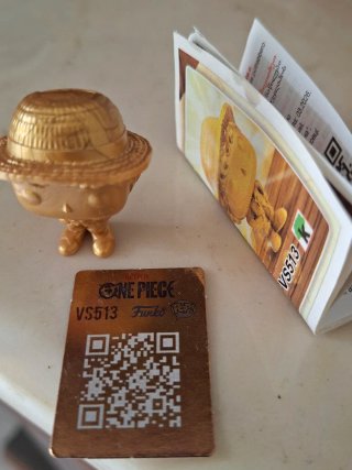 Luffy Oro VS513 One Piece Funko Pop Kinder Joy