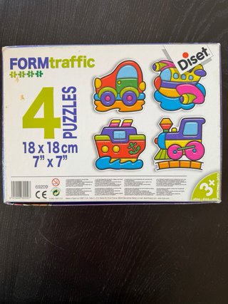 Puzzle Diset FORMtraffic 4 Puzzles