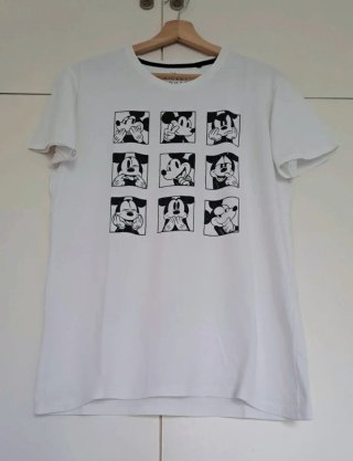 Camiseta Blanca Mickey Mouse