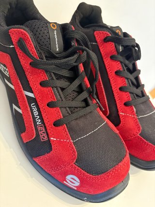 Zapatos Sparco Urban Evo Negro/Rojo