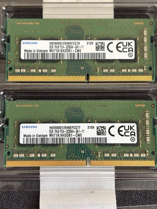 Kit 16GB (2x8GB) RAM DDR4 3200 SODIMM Samsung