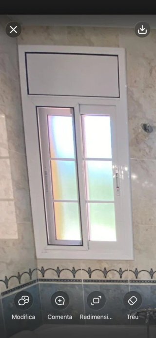 Ventana de Aluminio Blanca