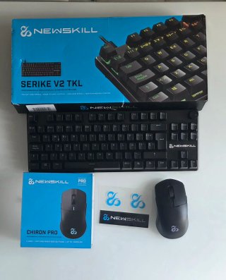 Teclado Newskill Serike V2 TKL y Ratón Chiron Pro