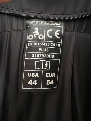 Chaqueta de Cuero Alpinestars Burstun