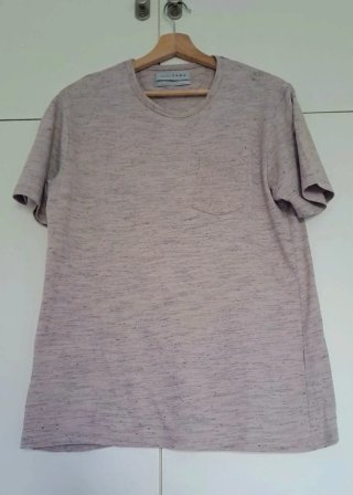 Camiseta Zara Rosa con Motas negras