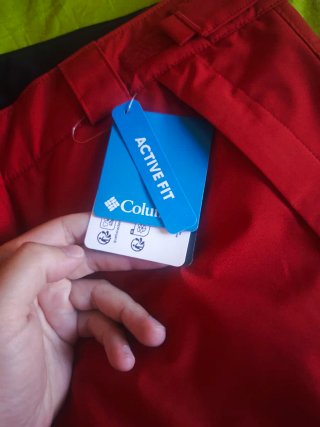 Pantalón de Nieve Columbia Rojo Talla XL