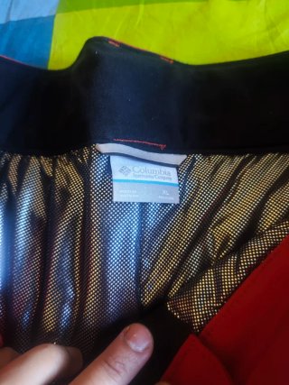 Pantalón de Nieve Columbia Rojo Talla XL