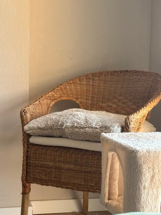 Sillón de mimbre