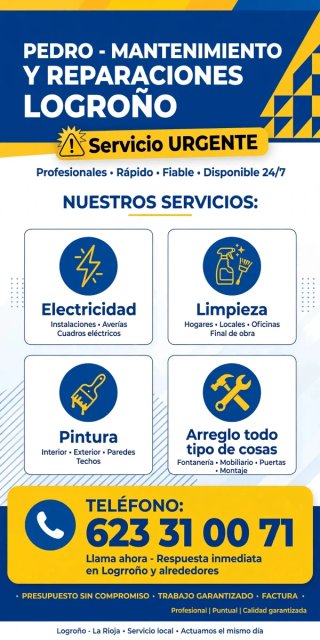 Servicios de  electricidad ,Mantenimiento y Repara