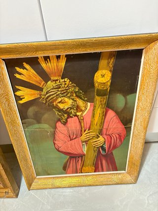 Cuadro Vintage Jesús con la Cruz