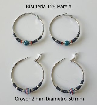 Aros de Bisutería sin uso y con buen baño
