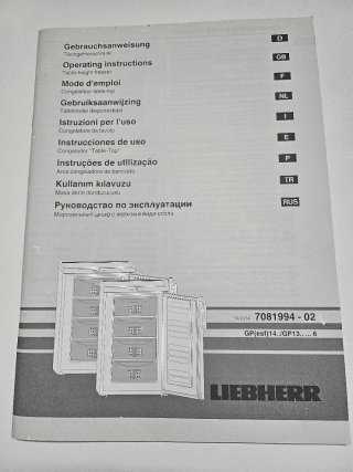 Congelador Liebherr bajo encimera
