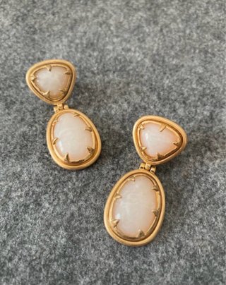 Pendientes Zara con piedra