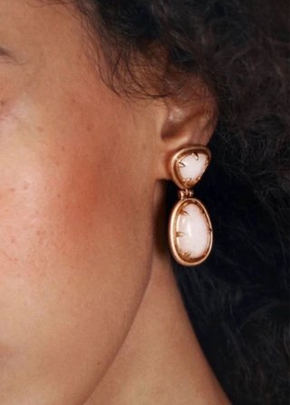Pendientes Zara con piedra