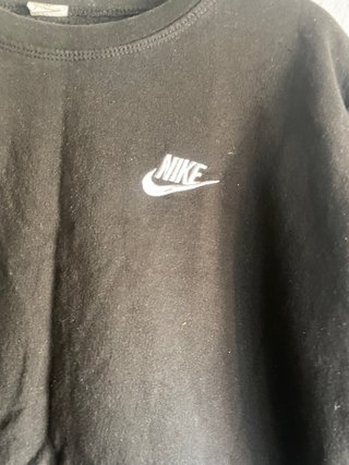Sudadera Nike Negra Básica Talla S