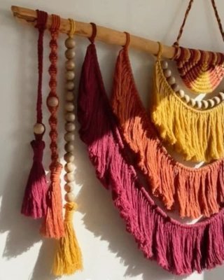 Tapiz Macramé 110x90cm aprox