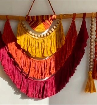 Tapiz Macramé 110x90cm aprox