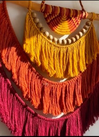 Tapiz Macramé 110x90cm aprox