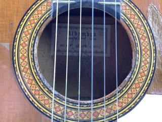 E699733-0 GUITARRA CLASICA ALHAMBRA 4F 1986