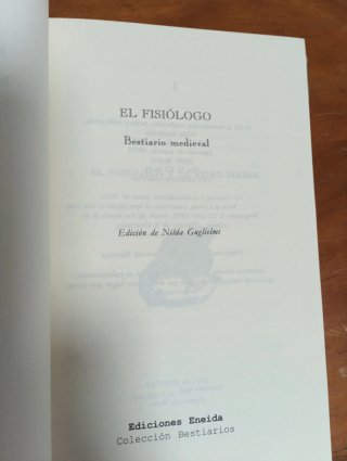 El fisiólogo bestiario medieval