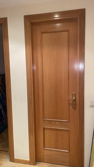 Puertas Dobles de Roble con Cristal