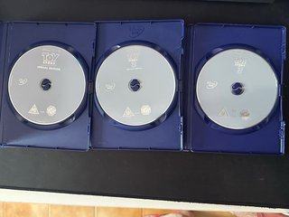 Lote 3 DVDs Toy Story 1, 2 y 3