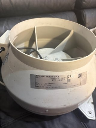 Extractor de aire RVK sileo 250E2-L