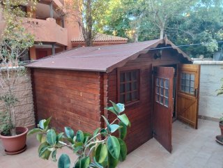 CASETA DE MADERA PARA JARDIN