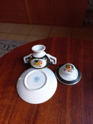 Lote 3 Mini Soperas Porcelana