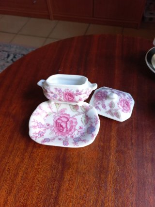 Lote 3 Mini Soperas Porcelana