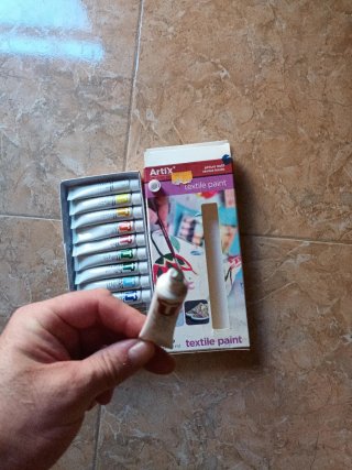 Set de 12 Pinturas Textiles Artix