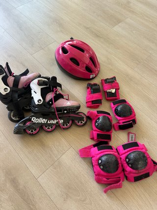 Patines Rollerblade Microblade y Protecciones