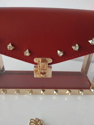 Bolso bandolera cadena dorada