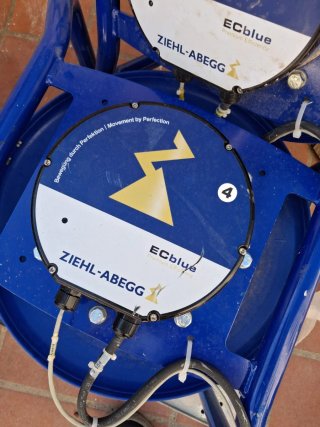 Ventilador radial industrial ZIEHL-ABEGG ECblue