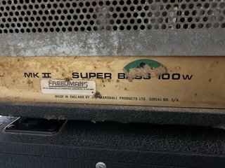 Marshall JCM 800 Bass Series MKII – 100W Super Bas