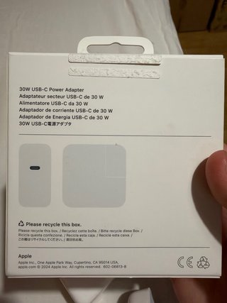 Cargador Apple USB-C