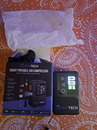 Inflador Portátil GAITECH Digital para Bicicleta