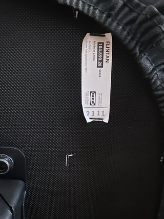 Silla de oficina FLINTAN IKEA color negro