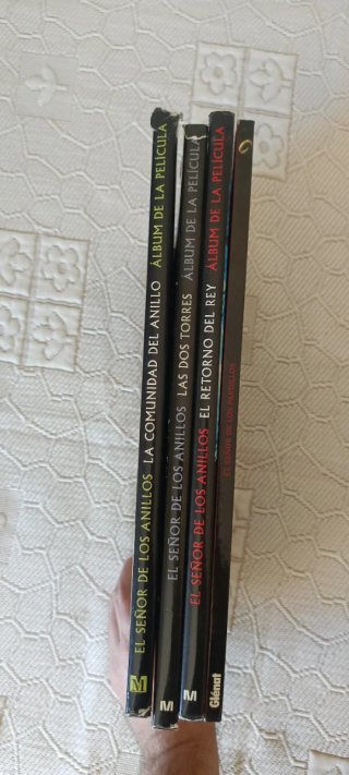 Pack 4 libros gran formato el señor de los anillos