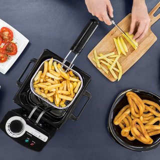 Cecotec Freidora Eléctrica con Aceite Cleanfry 1.5