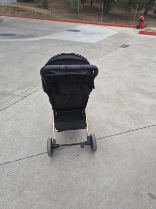 Carro de bebé negro