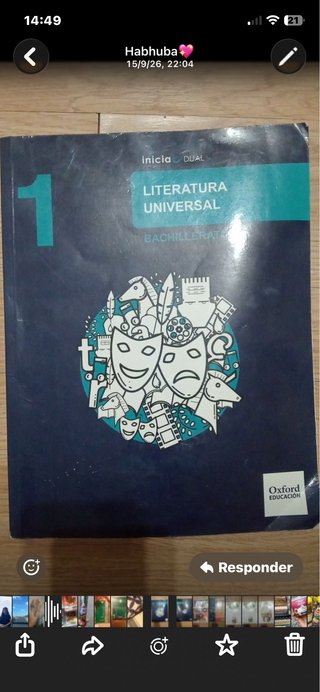 Libro de literatura universal