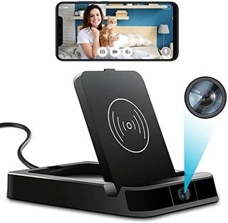 Cámara WiFi Oculta + Cargador Inalámbrico · Nueva