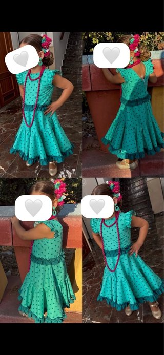 Vestido de Gitana para Niña 2-3 Años