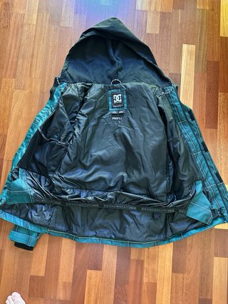 Chaqueta DC Shoes a cuadros verde hombre Talla L