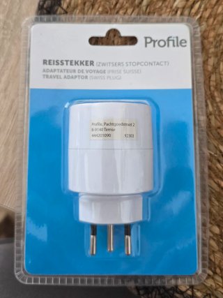 Adaptador de Enchufe para Suiza, pack