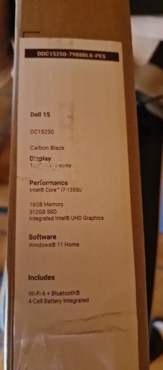 DELL 15 Portátil - Intel Core i7-1355U, 16GB RAM