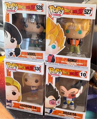 Lote Funko Pop! Dragon Ball Z (4 figuras)
