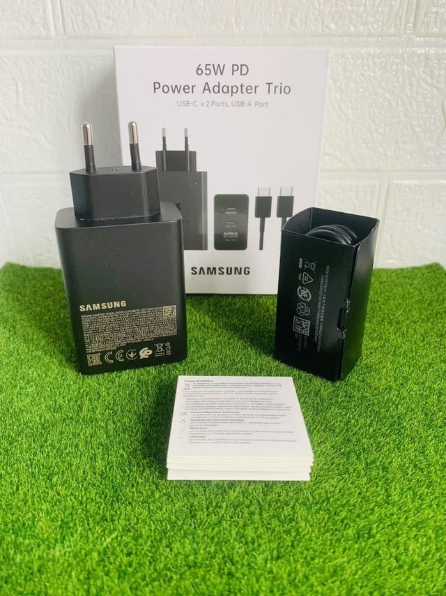 Cargador Samsung Trio 65W PD Adaptador + Cable